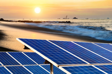 California Beaches to House Solar Panels